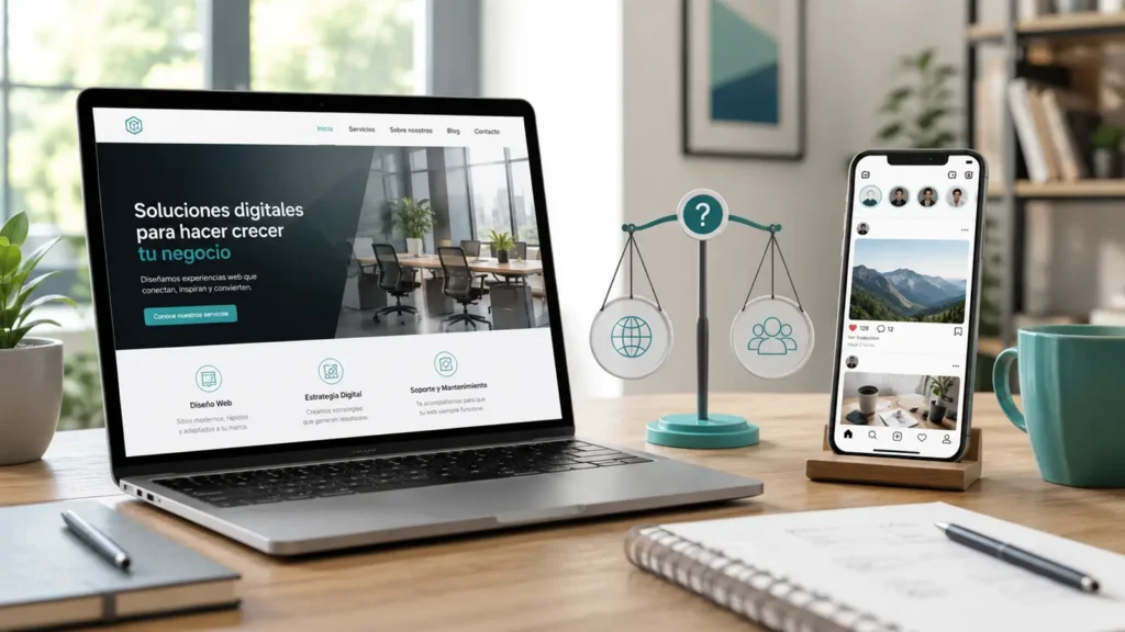 Website or social media?